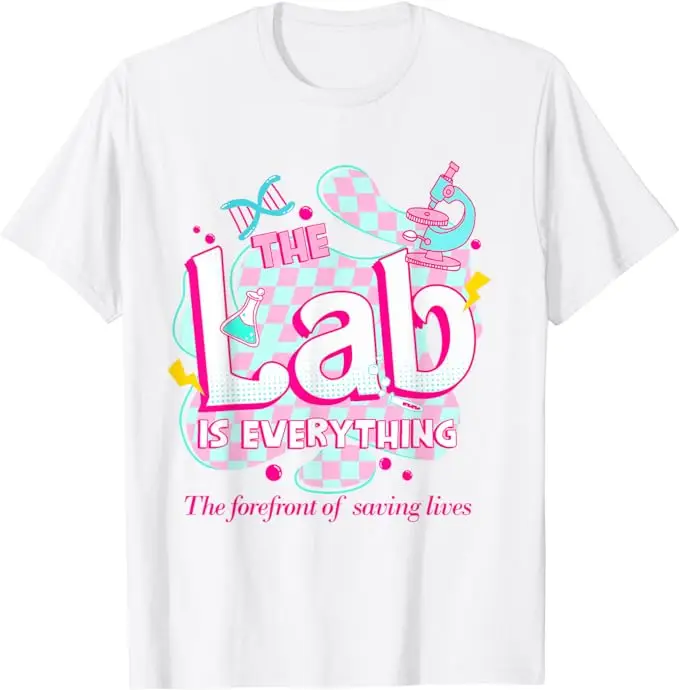 Module de laboratoire médical rétro, équipe de soins aux patients, t-shirt graphique de technologue en histologie, MLS MLT Lab kness st Top, semaine 2024