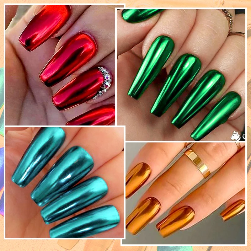 Mtssii-esmalte de uñas en Gel con purpurina reflectante, barniz holográfico con lentejuelas brillantes doradas, Uv, Led, para manicura, 7ml