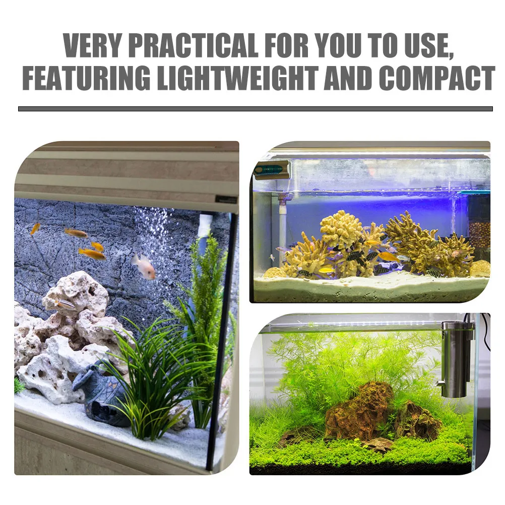 6Pcs Plastic Hanging Aquarium Plant Holder Aquatic Plant Pot Root Aeration Fish Tank Supplies Decoration Aquatic Planting Pot