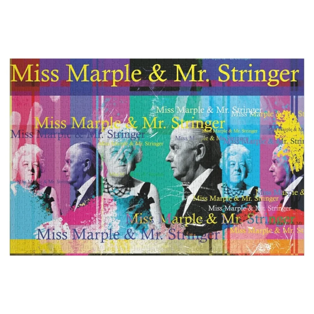 

Miss Marple and Mr Stringer are the best team Jigsaw Puzzle Wood Name Photo Puzzle