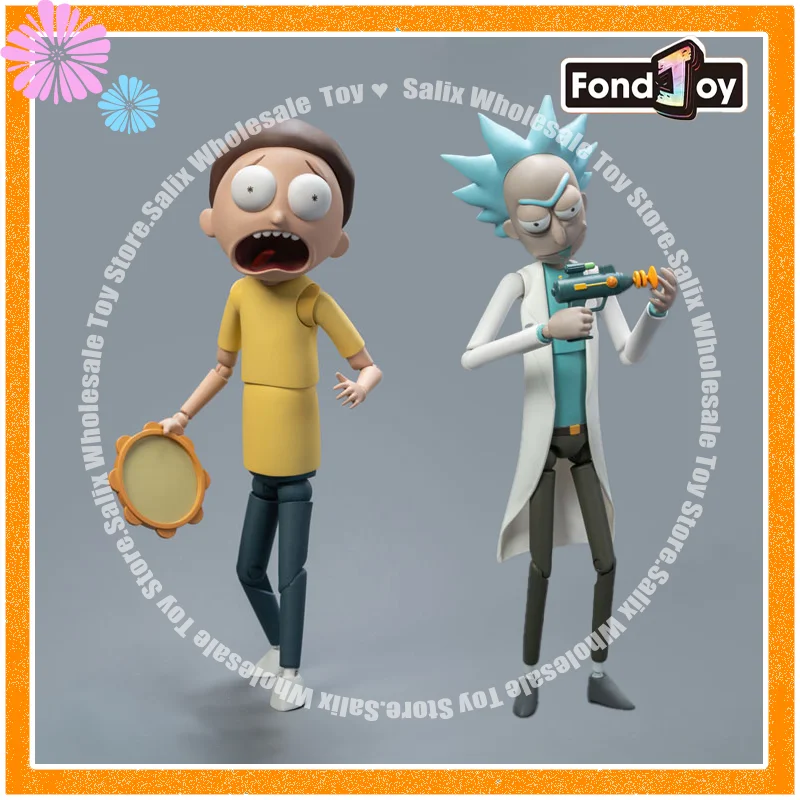

Fondjoy Rick And Morty Action Figure 1/12 Adult Swim Rick Figure Morty Figurine Pvc Joint Movable Kid Toy Boy Gift