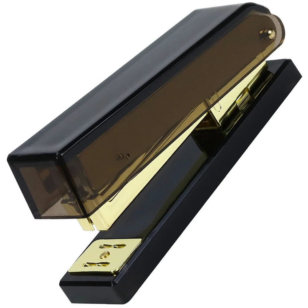 

Acrylic Metal Stapler Office Desk Accessory Large Capacity Strong Mechanism Grapadora De Tapiceria Stapler