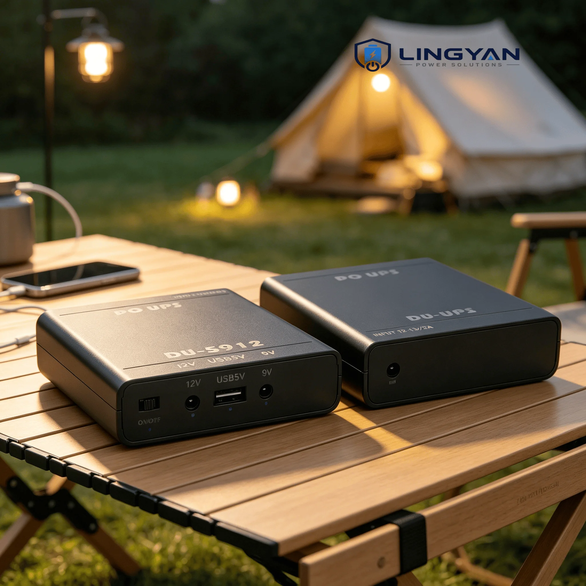 Caja de batería UPS para dispositivos de red 3x18650, caja de fuente de alimentación sin soldadura con salida USB de 5V, 9V y 12V para router, ONT y módem