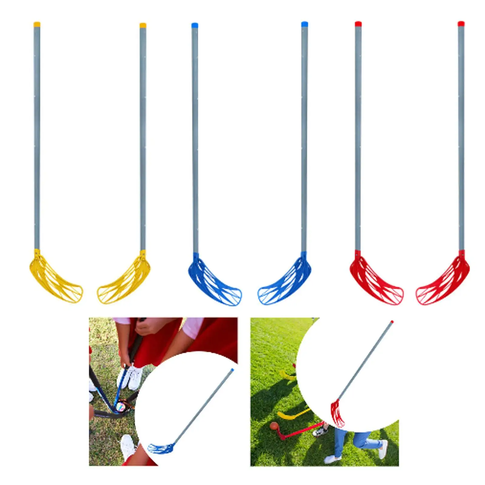 عصا الهوكي طول العمود 85 سم تحسين معدات هوكي الجليد خفيفة الوزن عصا الكرة الأرضية للرياضات الخارجية