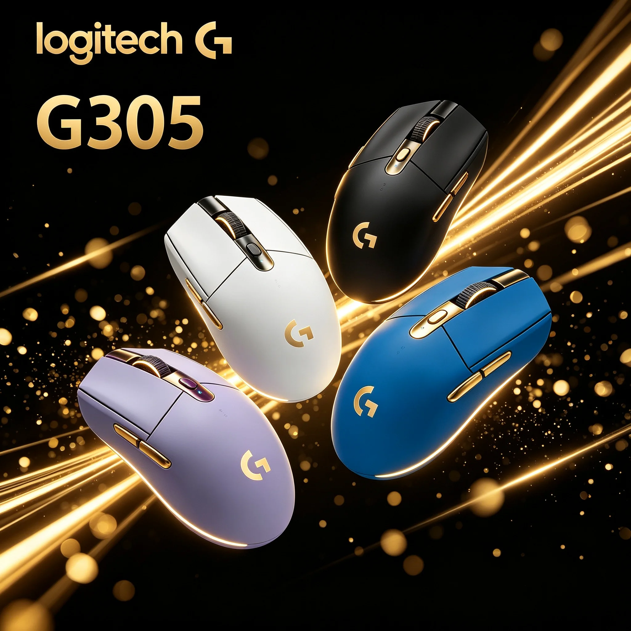 Logitech G305 Lightweight Wireless Gaming Mouse 12000DPI Optical Mice For CS2 PUBG LOL Valorant Competitive Gaming Laptop Deskto