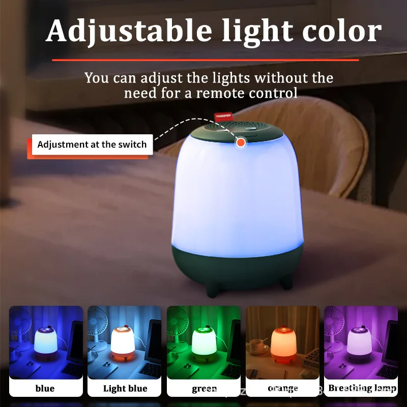 New air humidifier big spray mute humidifier indoor portable small desktop humidifier mini lamp