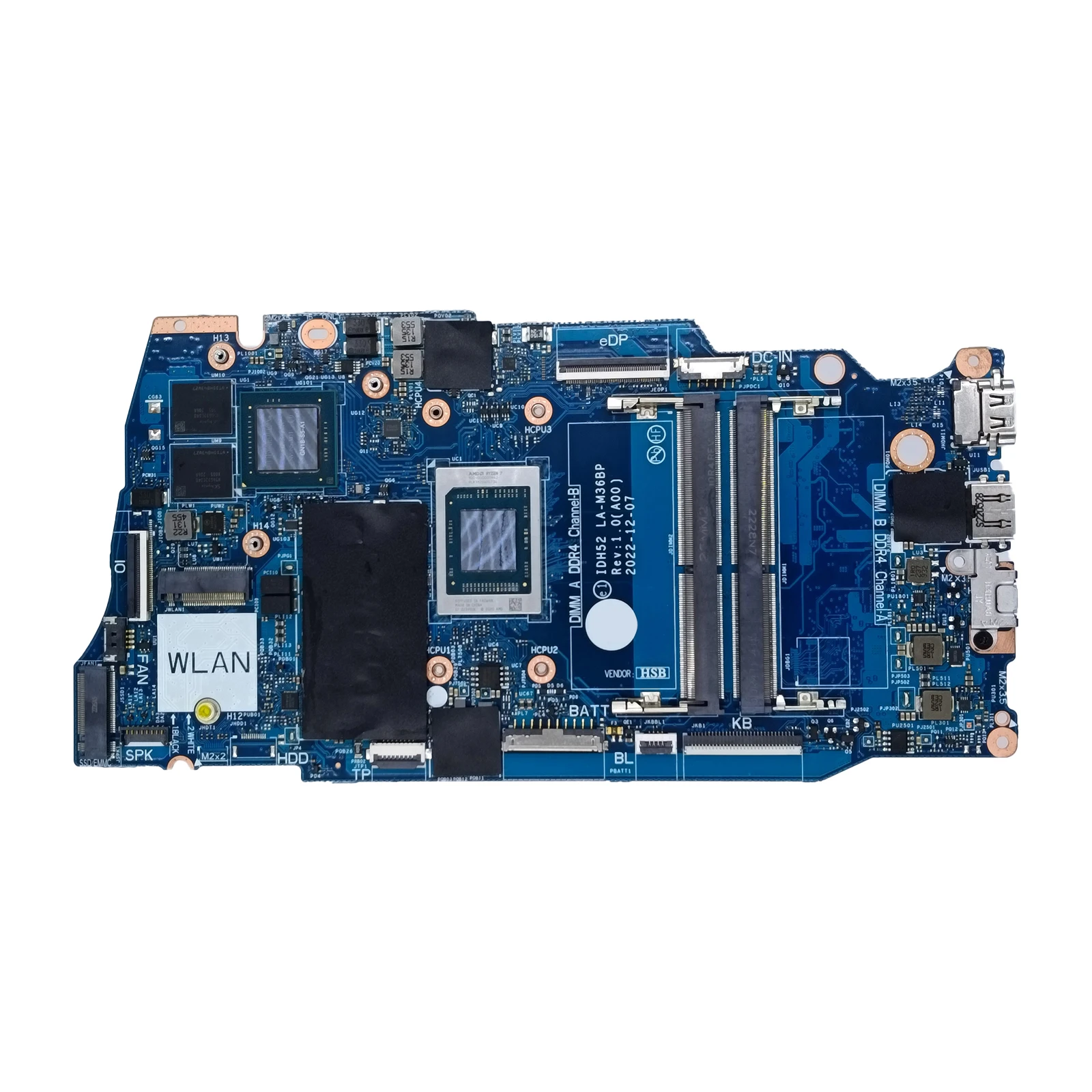 

Laptop Motherboard For Dell Inspiron Vostro 15 3535 With R7-7730U CPU 2GB MX550 GPU Notebook Mainboard LA-M36BP