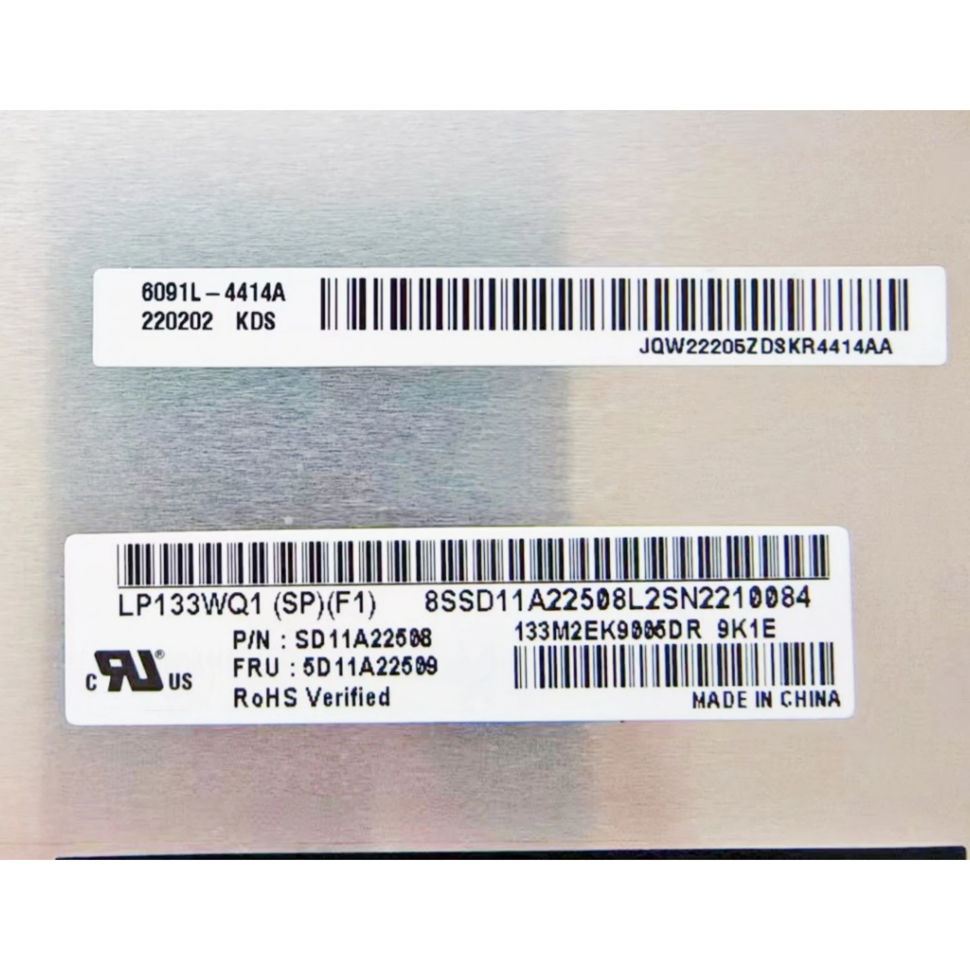 

LP133WQ1 SPF1 LP133WQ1-SPF1 13.3 LCD Screen 2560x1600 40 Pins