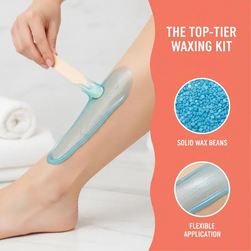 Wax Hair Removal Fast Acting Efficient for Men Women Full Body Use Low Pain Hair Removal Perfect for Home Personal Care