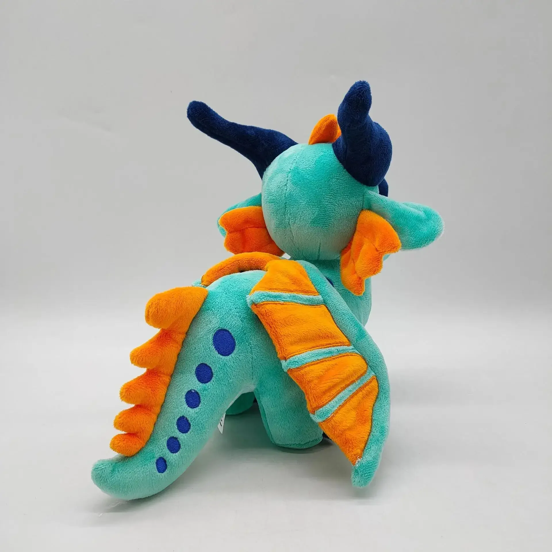 2024 New Cute Wings Of Fire Dragon Plush Doll 23cm Carton Blue Big Eye Wings Of Fire Dragon Push Doll Toy For Kid Christmas Gift