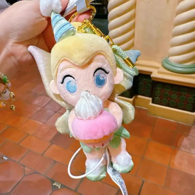 Disney 9Th Anniversary Tinker Bell Plush Stuffed Toy Keychain Girl Backpack Pendant Decoration Doll Lovers Girl A Precious Gift