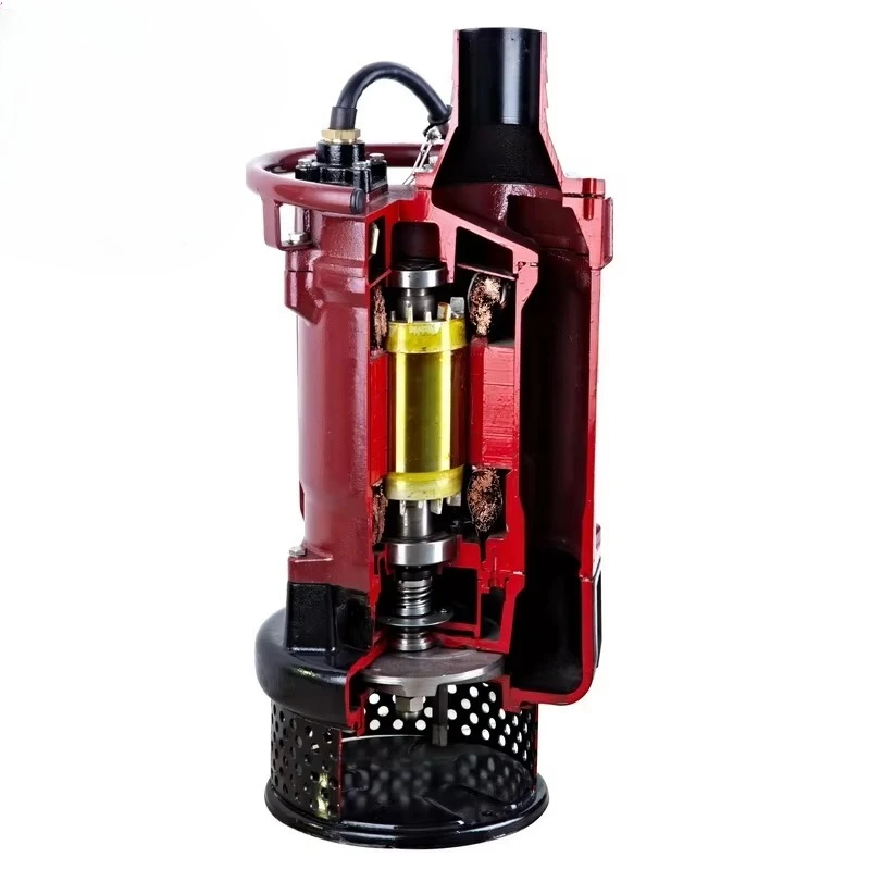 مضخة 15 كيلو وات جهد مخصص pSubmersible Dredging Mud PumKBZ615 20HP الحمأة الكهربائية
