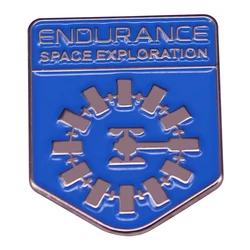 Endurannce Space Exploration Enamel Pin Spacecraft Badge Brooch Gift Backpack Decoration Jewelry