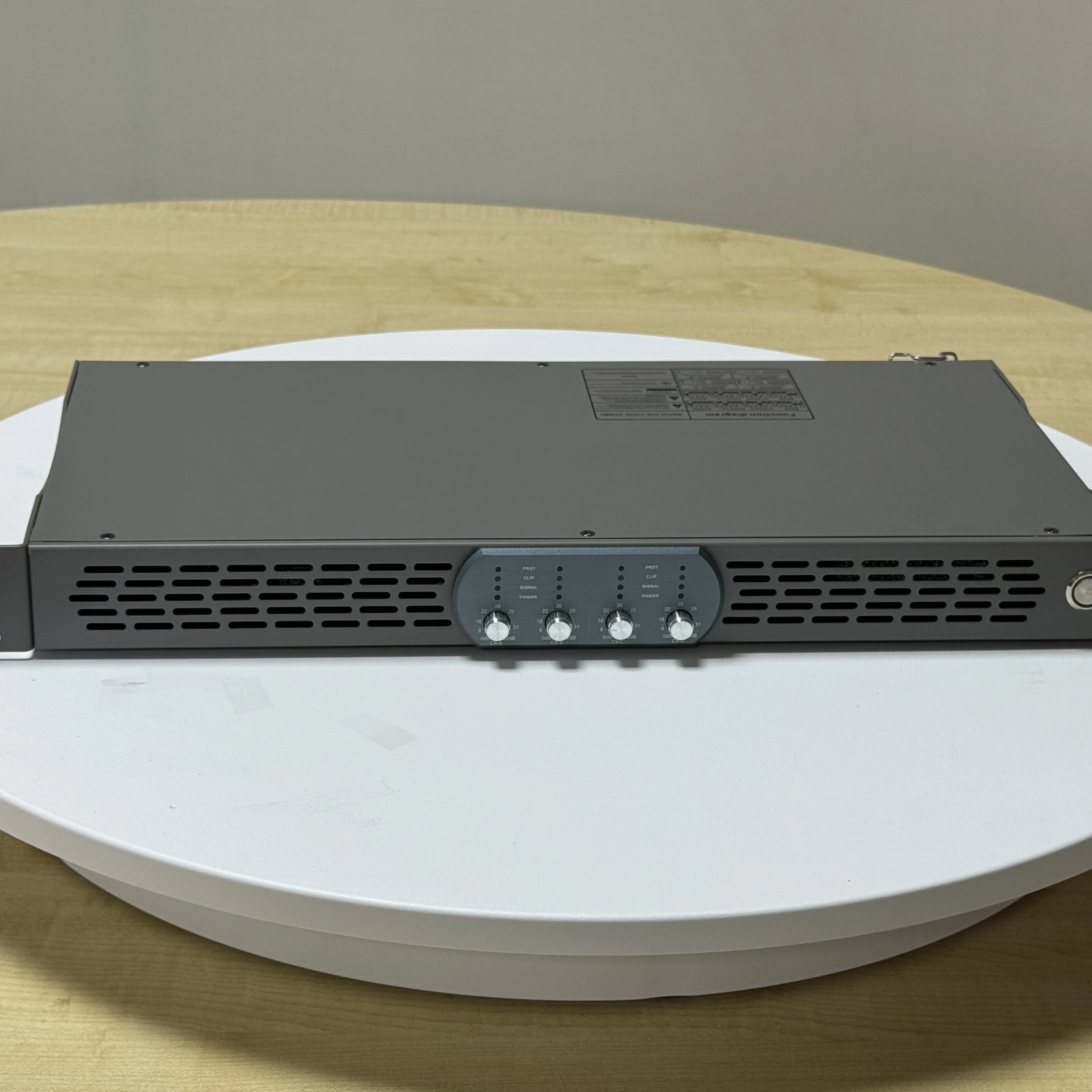 

High Performance 4*800W Pure Rear Stage Amplifier Four-Channel Active Audio System With Titanium Diaphragm For Outdoor Use