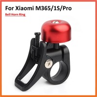 Bell Horn Ring for Xiaomi Electric Scooter Mi 3 PRO M365 1S with Quick Release Mount Whole Body Aluminum Alloy Red Cap