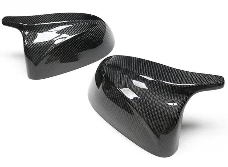 F15 Horn Style Dry Carbon Fiber Wing Mirror Cover for X3 F25 X4 F26 X5 F15 X6 For X3_4_5_6 X7 G01 G02 G05 G06 G07 G08