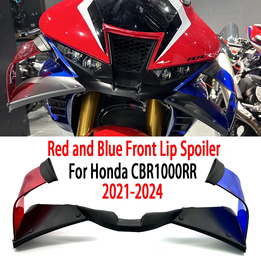 

For Honda CBR1000RR-R 2021-2024 motorcycle front fairing, air spoiler, decorative stabilizer wing, fixed wing spoiler