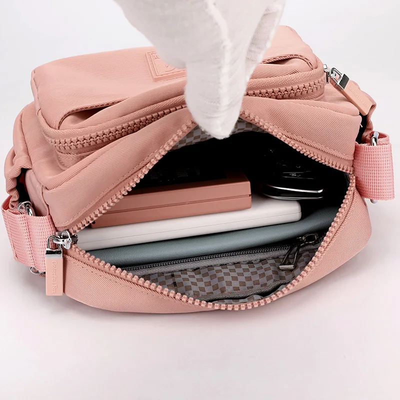 Mindesa Men And Women Portable Nylon Bese Fashion High Quality Leisure Shoulder Bag Crossbody Bag Waterproof Bag