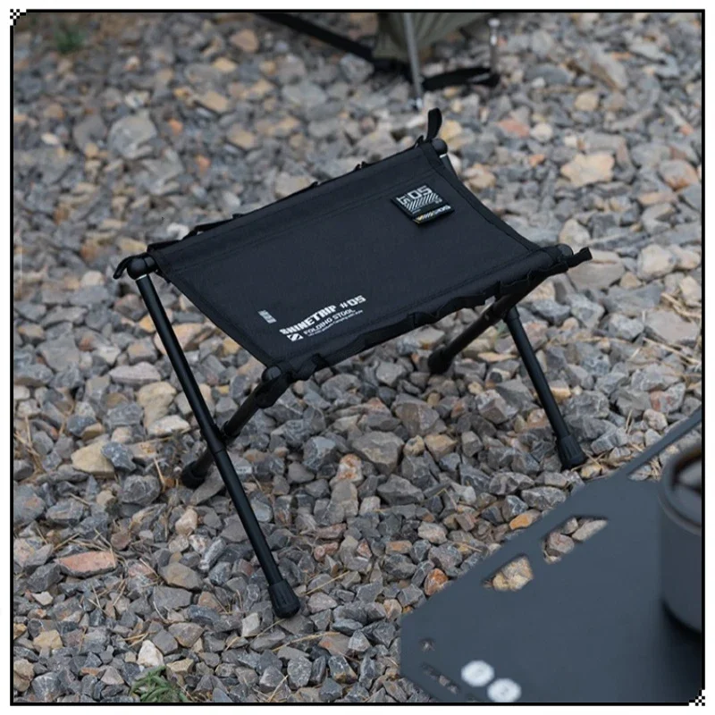 

Outdoor Fishing Stool Camping Tactical Stool Ultralight Folding Aluminum Picnic Chair Portable Tactical Folding Stools New