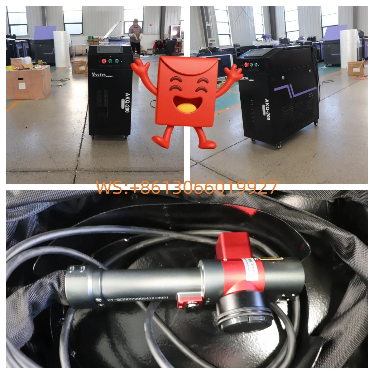 Portable 100W 200W 300W 500W 1000w Pulse Fiber Laser Cleaner for Rust and Paint Removal