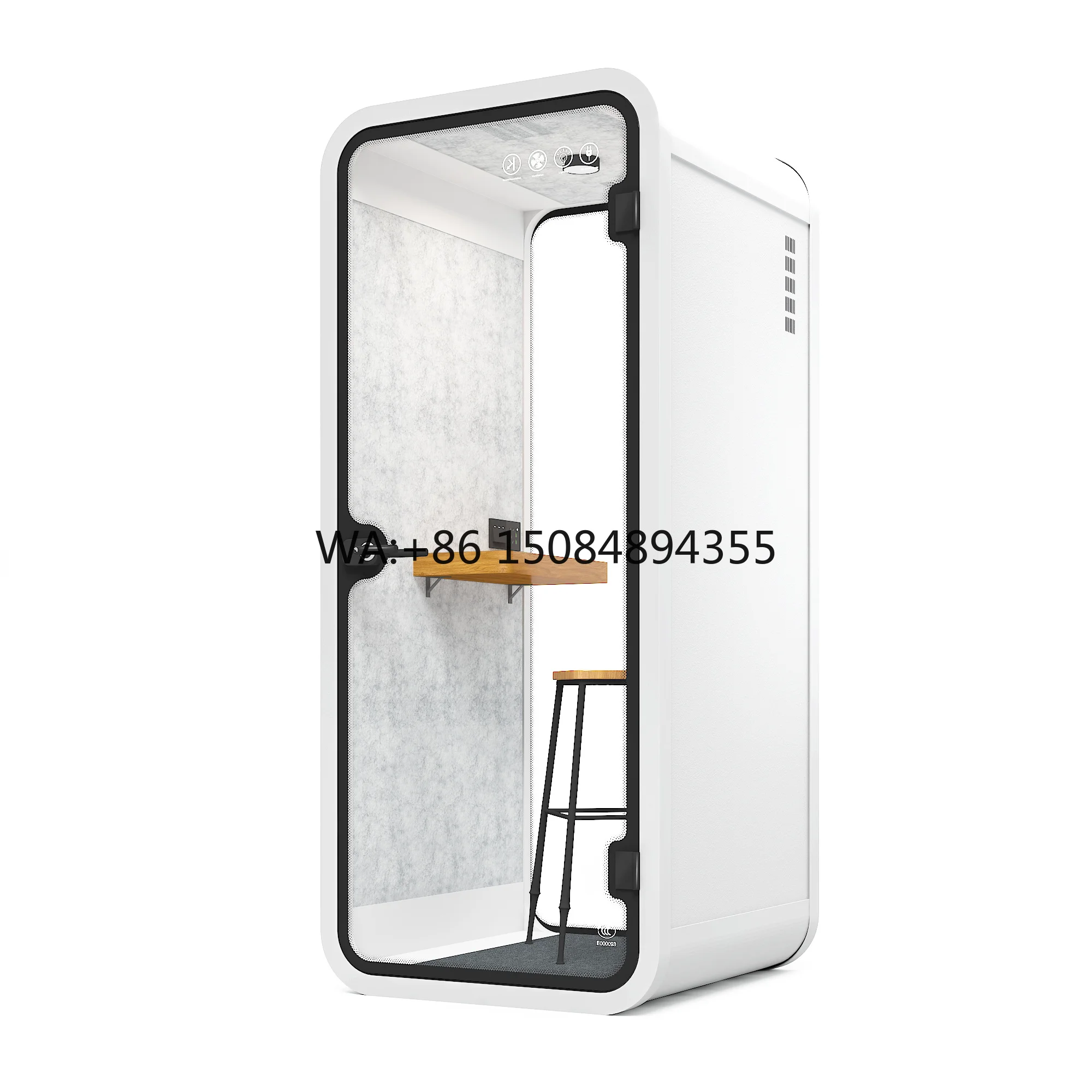 Movable Musical Studio Piano Practice Acoustic Booth Soundproof Recording Isolation Pod/Home Silence Cabin