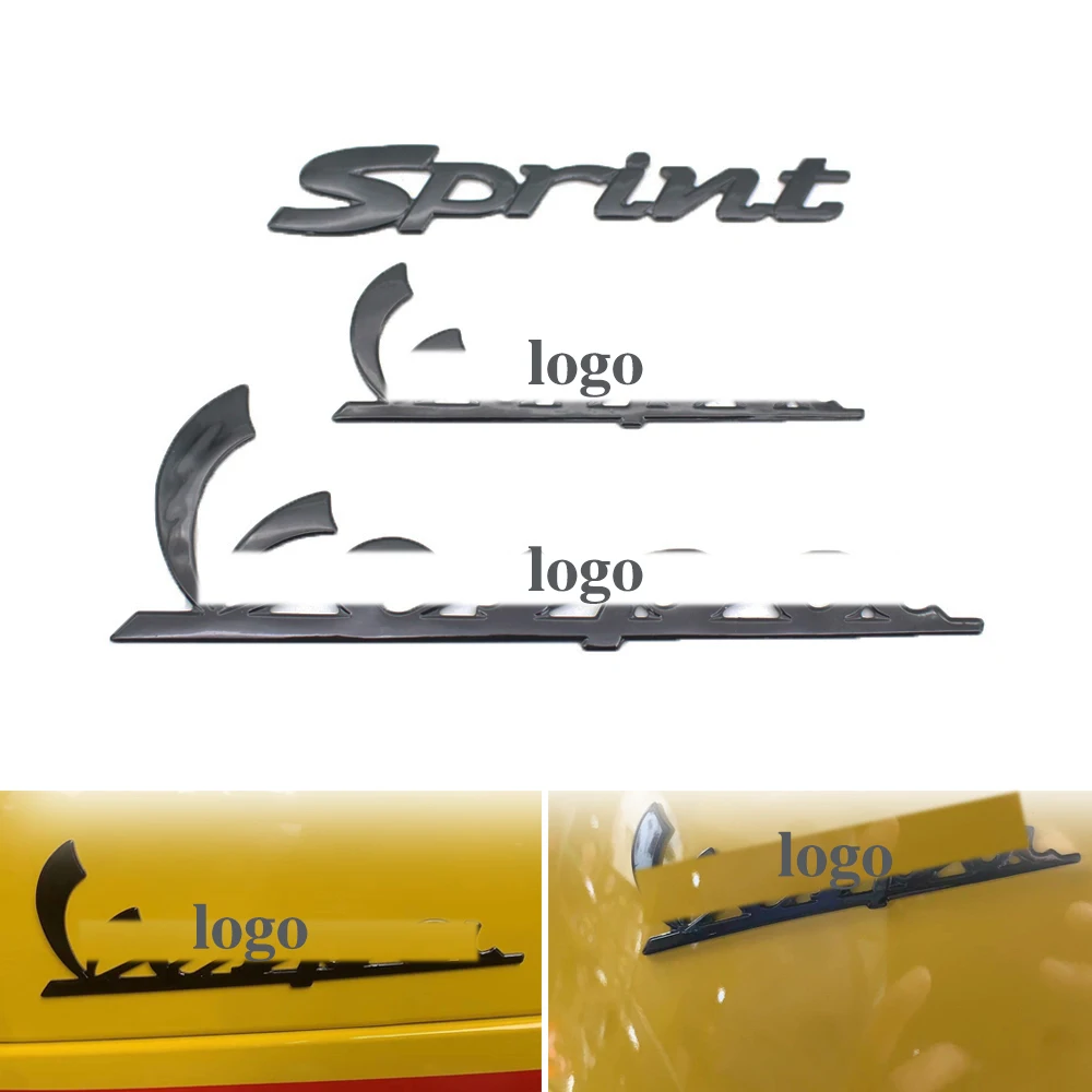 Pokhaomin Motorcycle Stickers 3M Fairing Decal Plastic 3D Logo Decorate for Vespa 50 Sprint 125