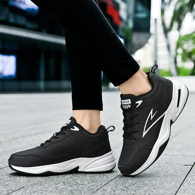 أحذية رياضية كاجوال للرجال قابلة للتنفس، أحذية رياضية فاخرة بدون كعب أنيقة، أحذية جري مريحة، سباق التنس #5