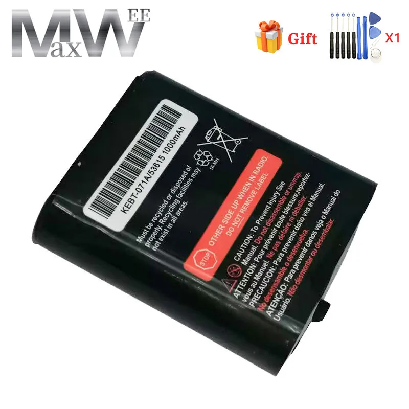 1-10Pcs 3.6V 1000mAh Battery For MOTOROLA EM1000 EM1000R KEBT-071 KEBT-071A KEBT-071-B KEBT-071-C KEBT-071-D 53615 FV300 FV500