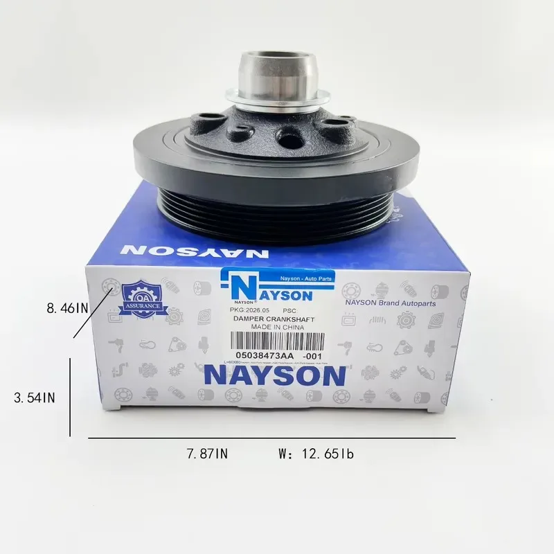Hot Sale Nayson 05038473AA Crankshaft Damper Harmonic for Challenger Charger Durango Grand Cherokee 6.4L V8