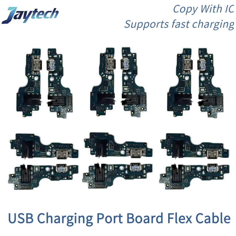 10 Uds conector de base cargador Micro USB puerto de carga placa de Cable flexible con piezas de repuesto de micrófono para Infinix Hot 50i