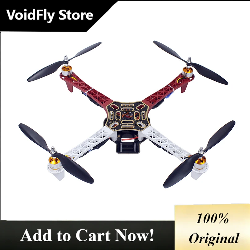 CarrySimpleF450 450mm 4-Axle Airframe Drone Frame Kit W/ 2-3S 30A RC Brushless ESC A2212 1000KV Brushless Motor 13T 1045 CW CCW