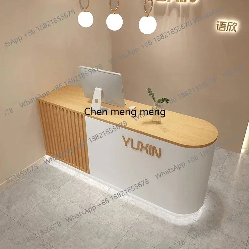 

Executive Simple Reception Desk Information Advisory Luxury Mobile Escritorio Reception Desk Cabinet European Home Furniture