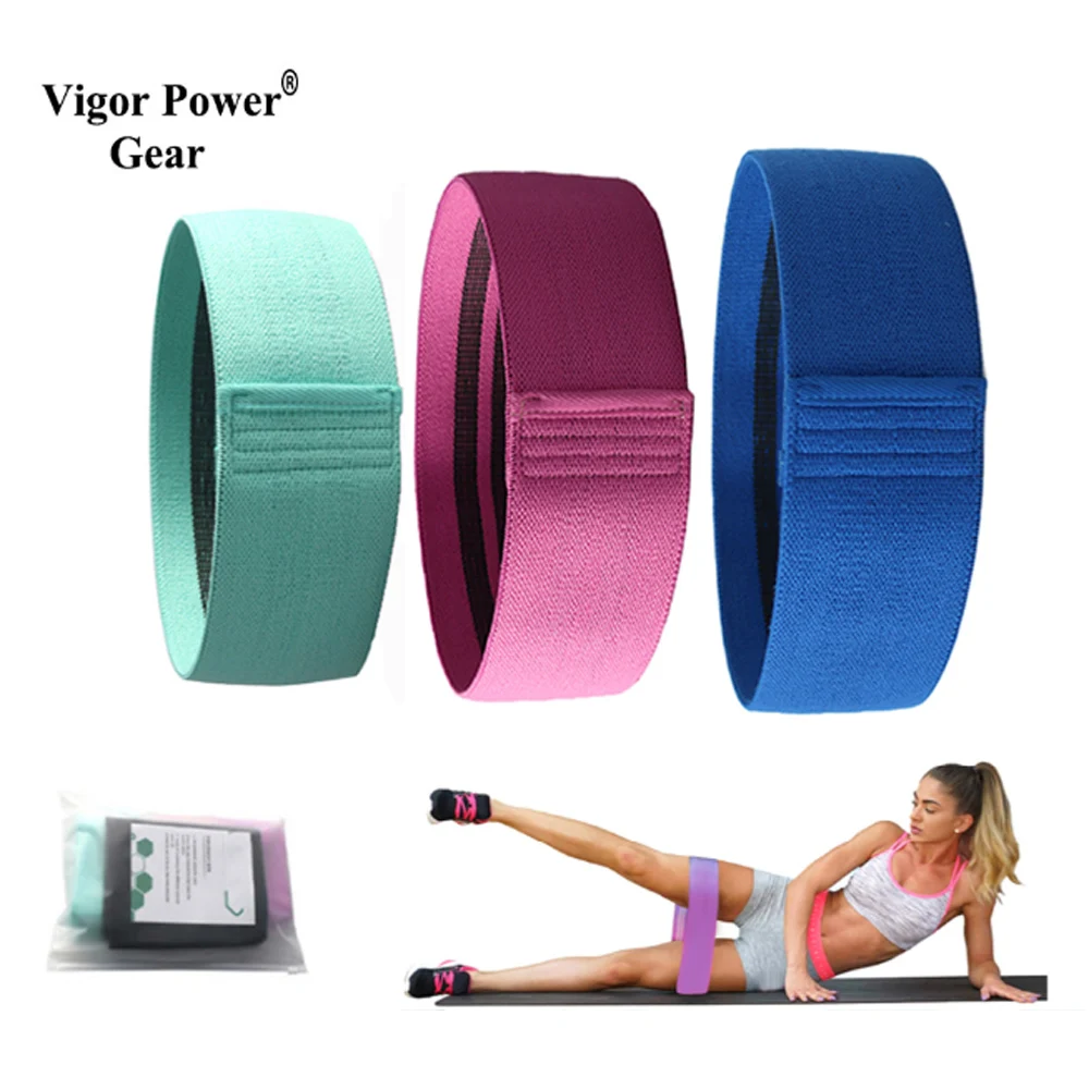 3PCS Fitness Rubber Band Elastic Yoga Resistance Bands Set Hip Circle Expander Bands Gym Fitness Booty Band Home Workout