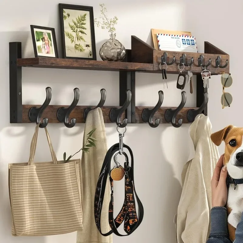 Floating Wall Shelf Wood Organizer Shelves Multifunctional Floating Storage Rack Aesthetic Display Racks Organizers Furniture