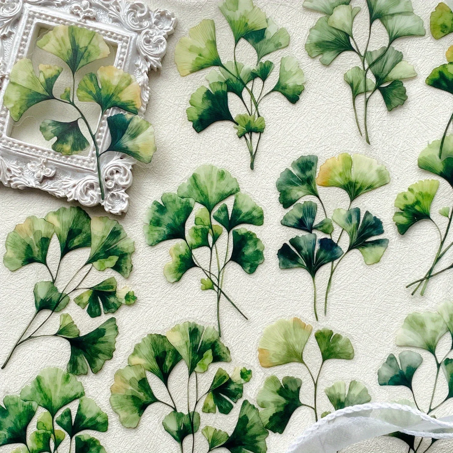 20 stuks plant bladeren stickers notebook decoratieve stickers voor scrapbooking label dagboek album junk journal planner