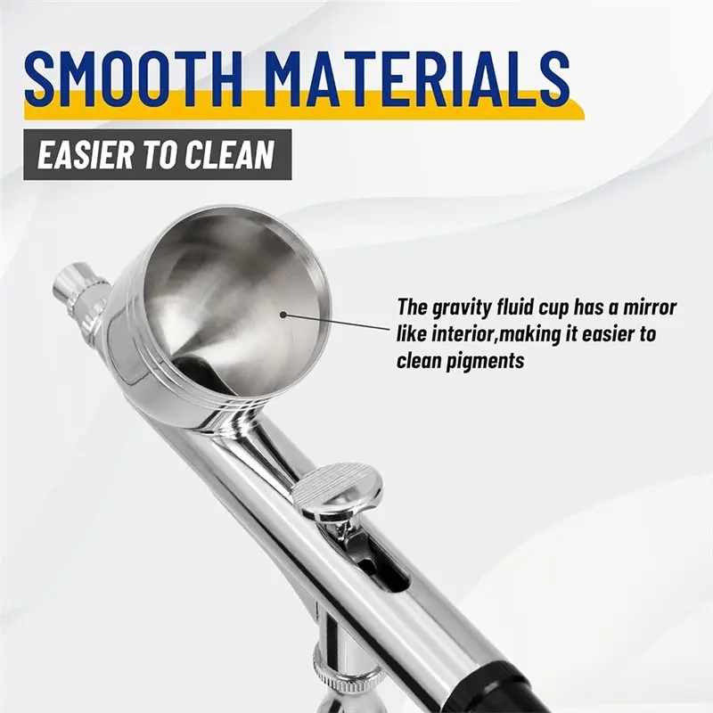 ABWR-Professional Double Action Airbrush HD-130 0.3Mm Nozzles And Needle Assembly For Painting For Cake Decorating, Tattoo