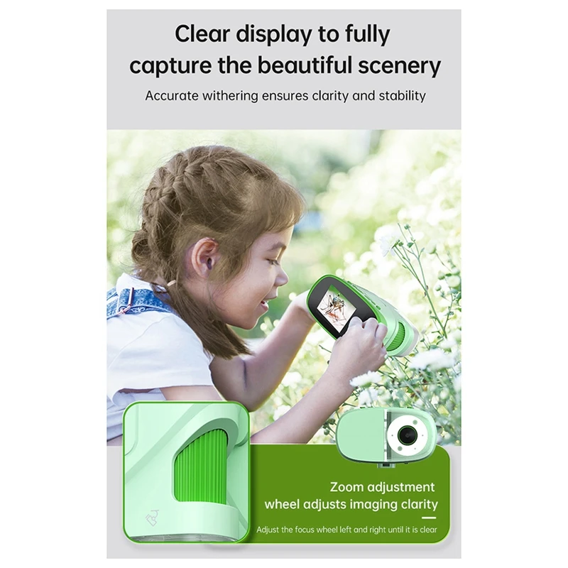 

Детский карманный микроскоп XV70, 800X, 2-дюймовый экран, USB, электронный цифровой микроскоп, телескоп, карманный микроскоп