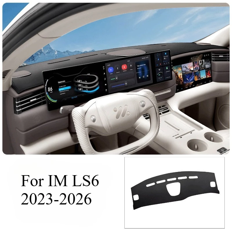 

Солнцезащитный коврик для приборной панели IM LS6 2023-2026 – Кожаный защитный коврик для приборной панели, теплоизоляционный, антибликовый, от солнца и жары