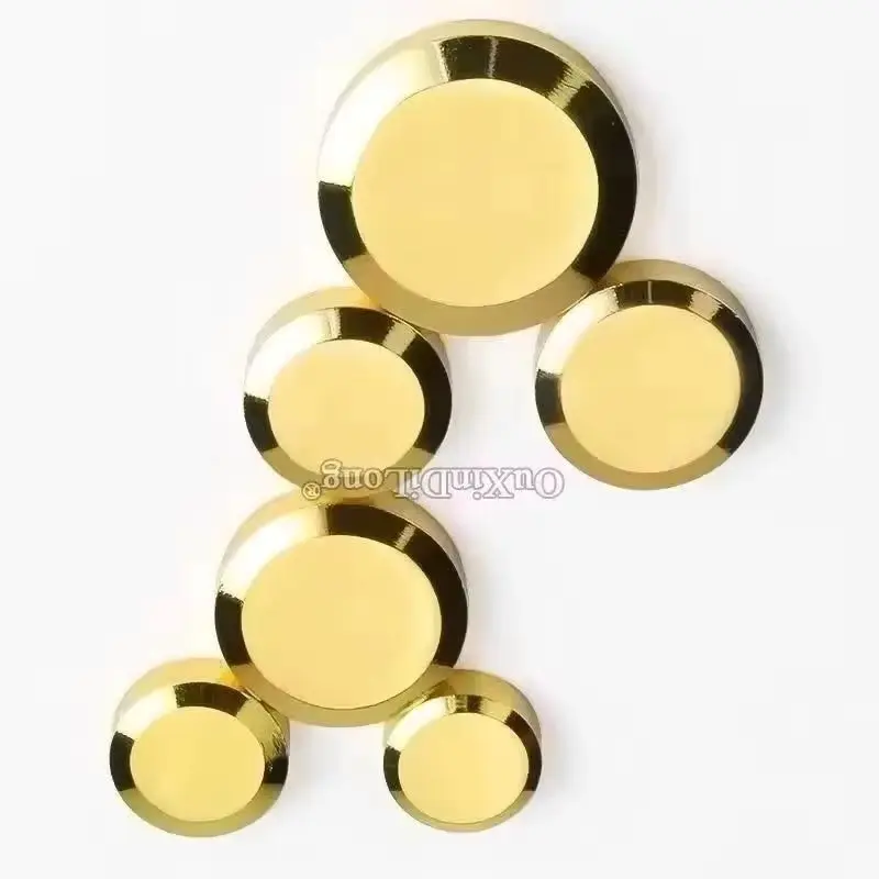 

Европейские 200 шт., чистые латунные золотые рекламные гвозди, акриловые вывески, рекламный щит, стеклянные зеркальные гвозди, винты, декоративные колпачки + прокладка