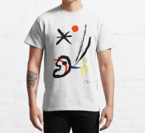 Miro Painting T shirt Art T shirt  100% Premium Cotton