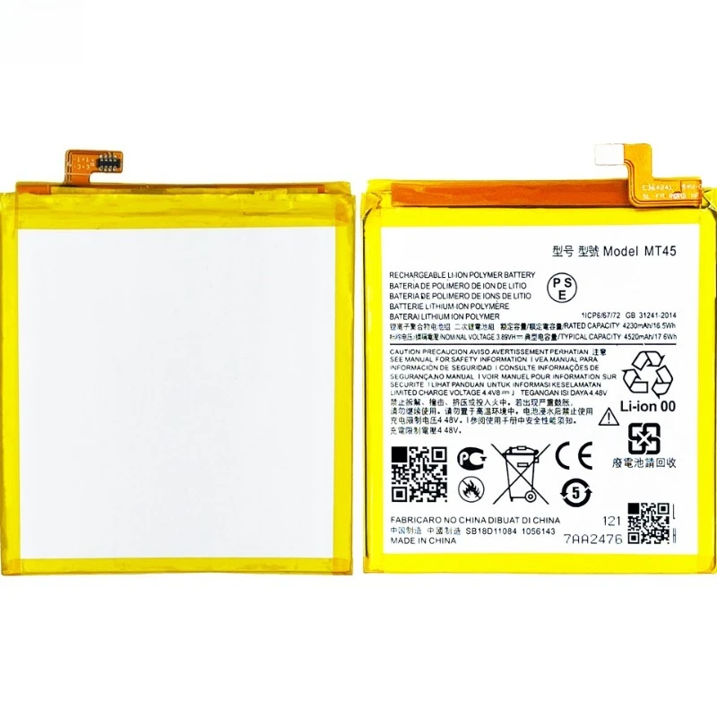High Quality MT45 Phone Battery 3.8V 4520mAh For Motorola Edge 20Pro/S Pro XT2153-1 Brand New Replacement Battery