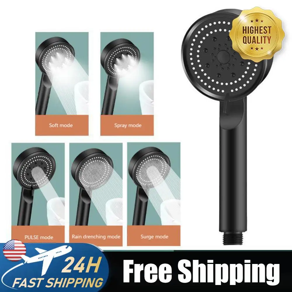 

5 Modes ABS SPA Shower Head Handheld Showerhead for Home Bathroom Accessories