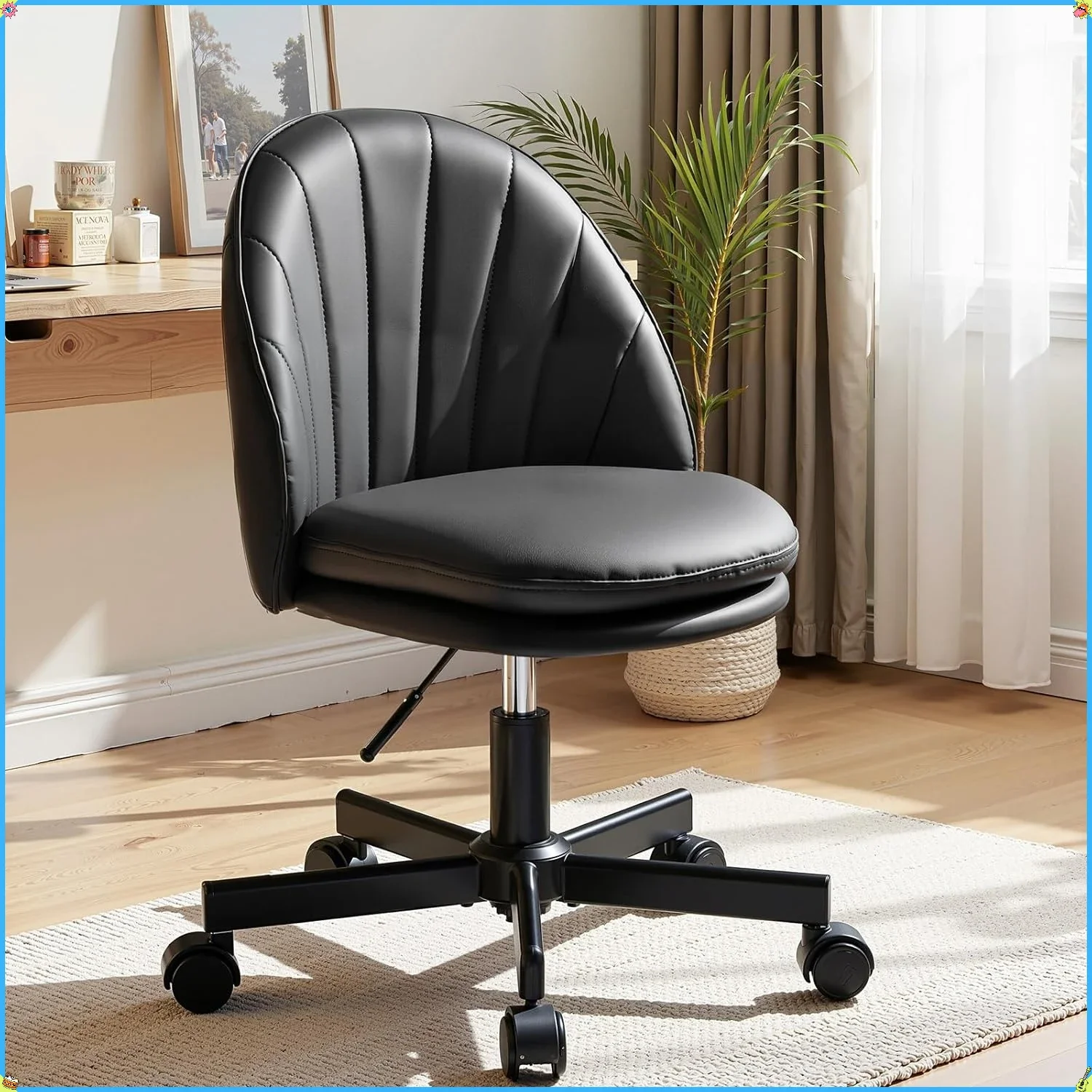 Petite chaise de bureau haute ergonomique, chaise de bureau d'ordinateur avec roulettes Utilisation en hauteur polyvalente : tabourets de bureau au bar