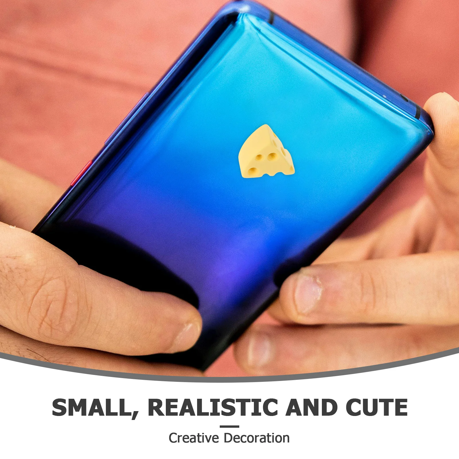 100 pezzi mini decorazioni artificiali di formaggio in resina custodia per telefono fai da te creazione artigianale piccoli accessori in resina decorazioni colore brillante unico
