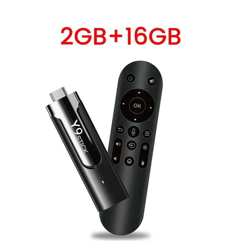 ABFN-1 Set Black M98 Y9 TV Stick Android 11 S905 HD 4K 3D 2GB + 16 GB ثنائي واي فاي لغة التحكم عن بعد مشغل الوسائط صندوق التلفزيون الذكي