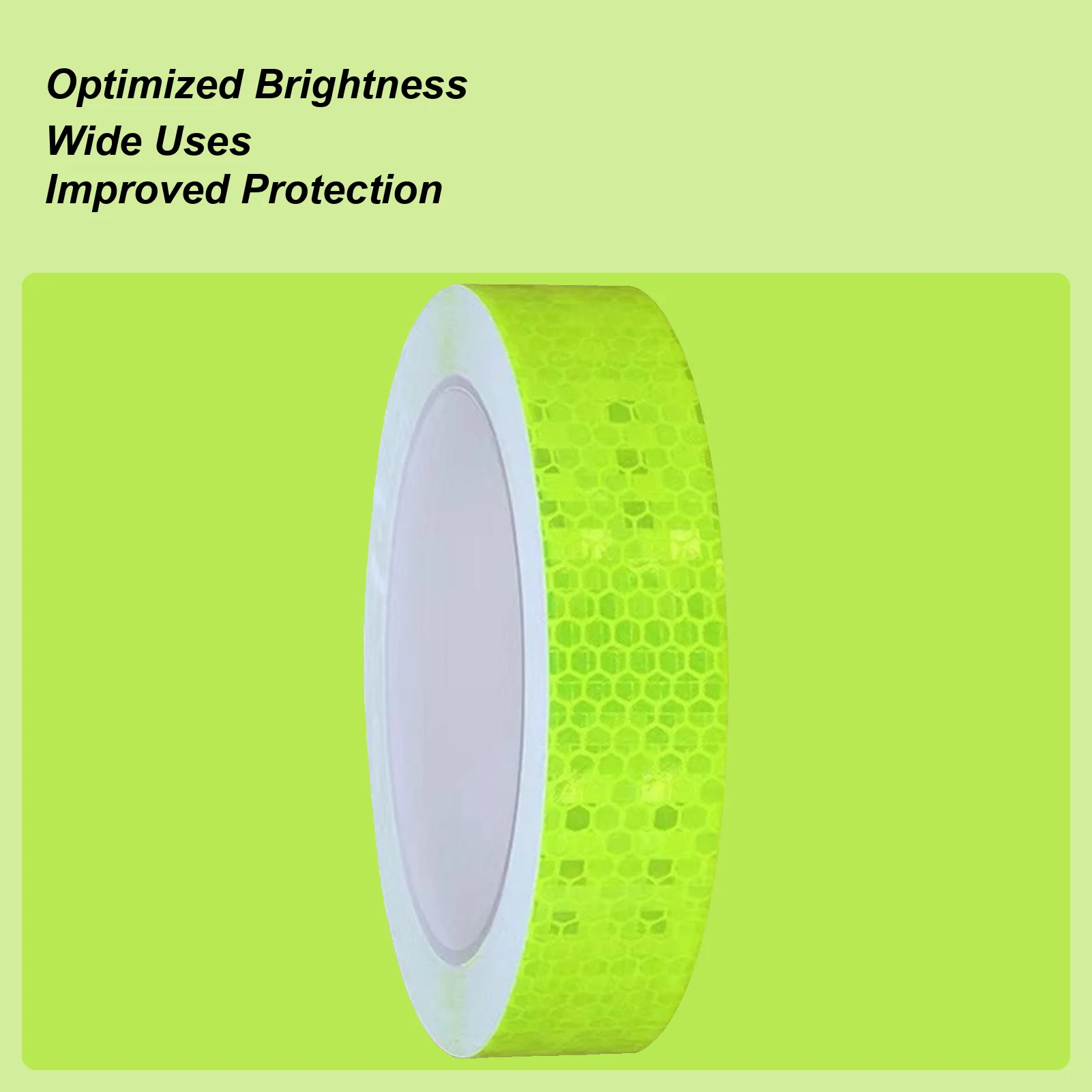 Reflective Sticker High Conspicuity Strong Adhesive Strips 0.95 Inch X 16.4 Feet Safety Dot Reflective Tape For Vehicles Bikes