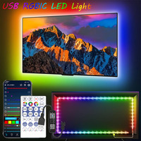 WS2812b RGBIC Dream Color LED Strip Light Smart Pixel Led Strip Light Individually Addressable IC Magic Tape with Bluetooth APP