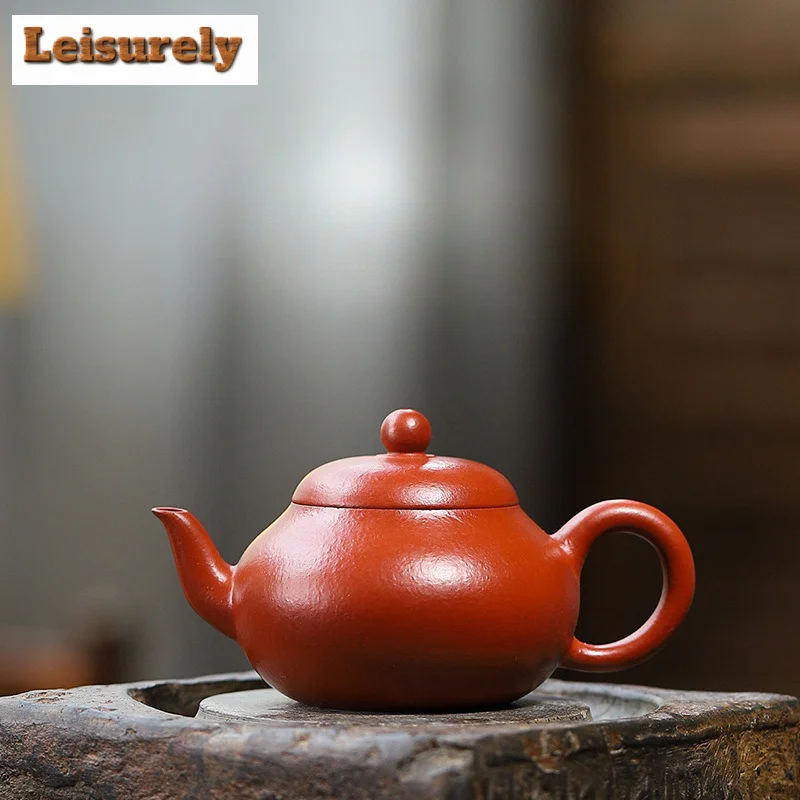 

160ML Luxury Yixing Purple Clay Teapots Handmade Beauty Pot Raw Ore Zhu Mud Kettle Zisha Tea Set Drinkware Craft Drinkware Gift