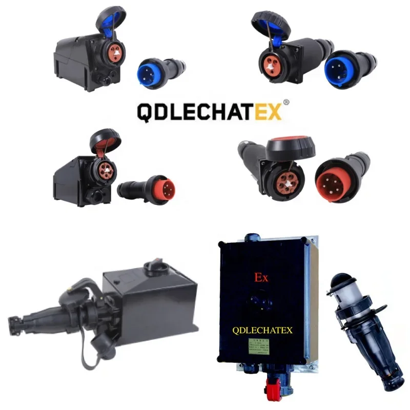 16A 32A 63A 125A 3pin 5pin IP65 Waterproof WF2 and Explosion Proof Plug and Socket