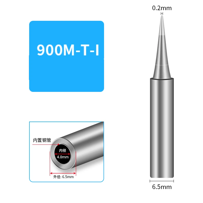 900M-T Soldering Iron Tips Pure Copper Lead-free Welding Tips Head 900M-IS/I/KU/K/B for Soldering Station Repair SMD PCB Tools